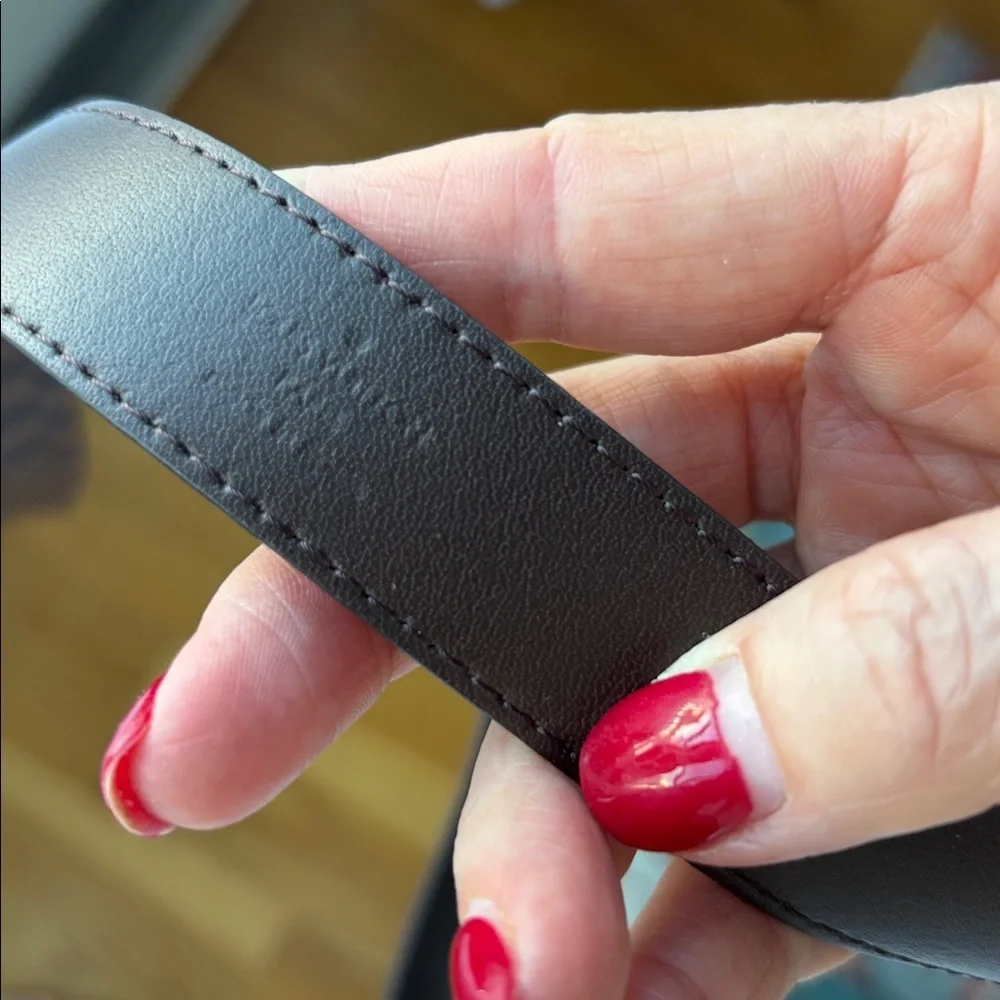 Louis Vuitton Damier Ebene Skinny Belt